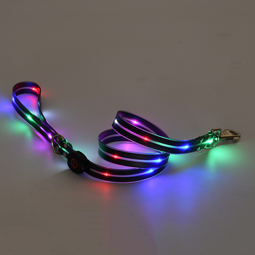 Lichtgevende LED hondenriemen